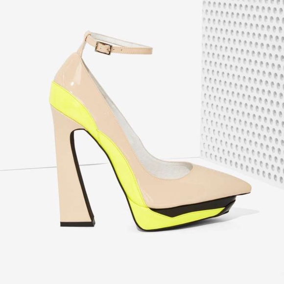 Jeffrey Campbell Shoes - Jeffrey Campbell Power Cut Platform Pumps